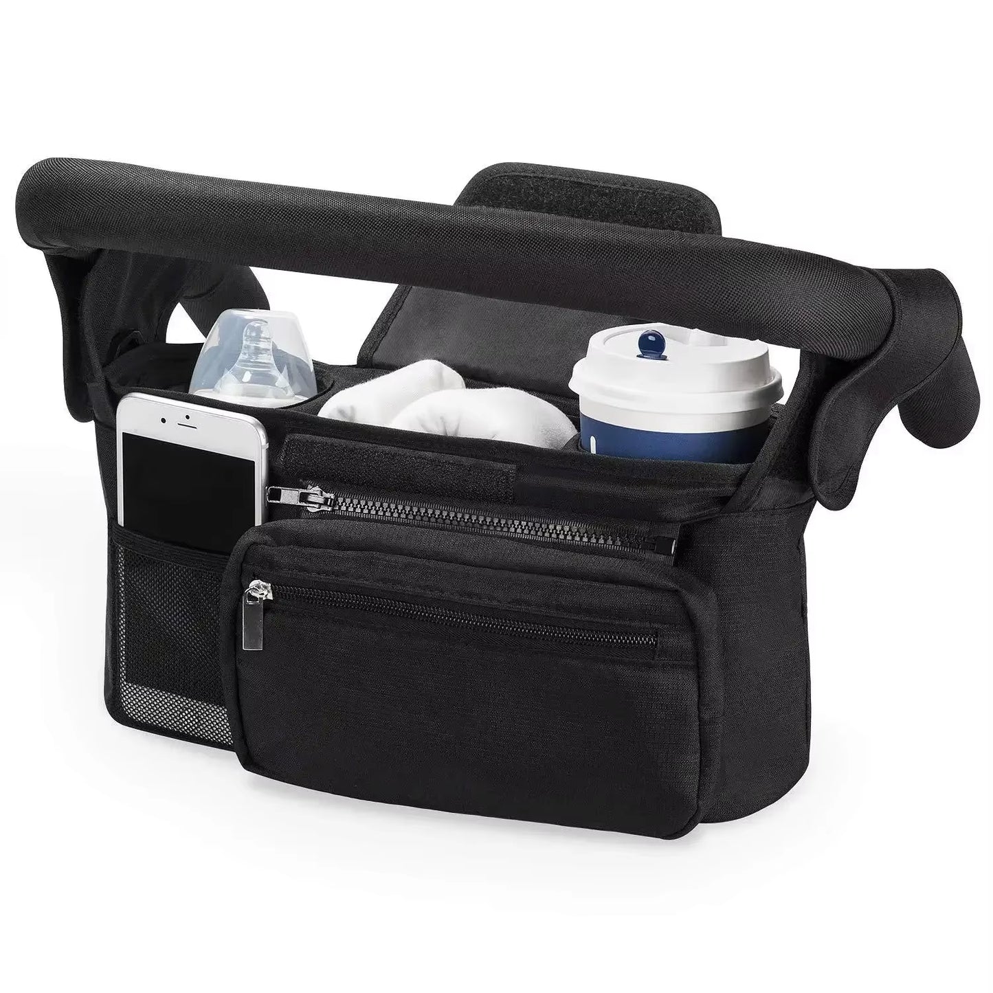 Babynestia large stroller organizer and hanging diaper bag