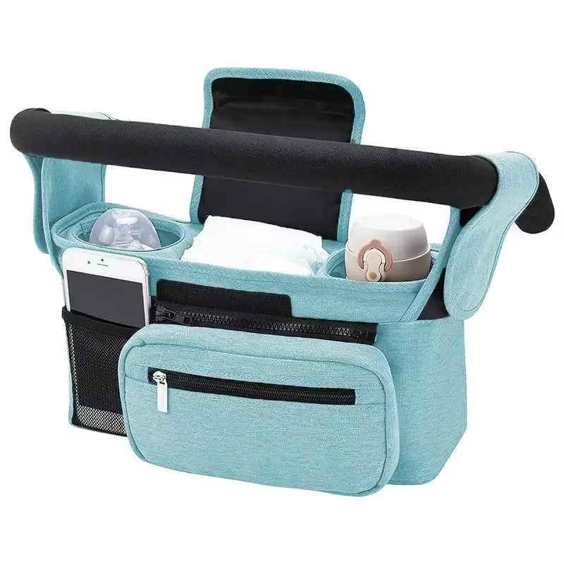Babynestia large stroller organizer and hanging diaper bag
