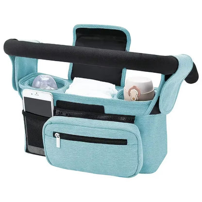 Babynestia large stroller organizer and hanging diaper bag