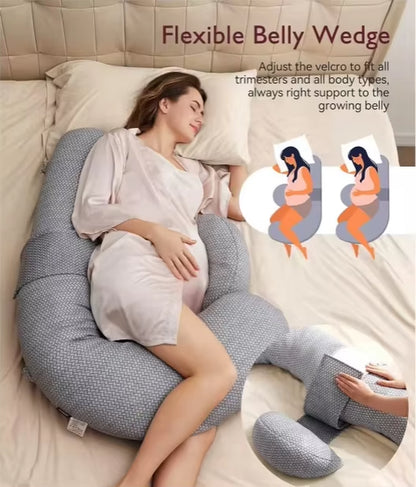 Babynestia machine washable pregnancy body pillow