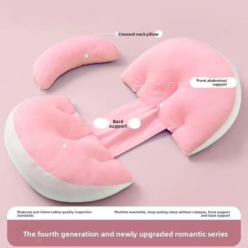Babynestia pregnancy side sleeping support pillow