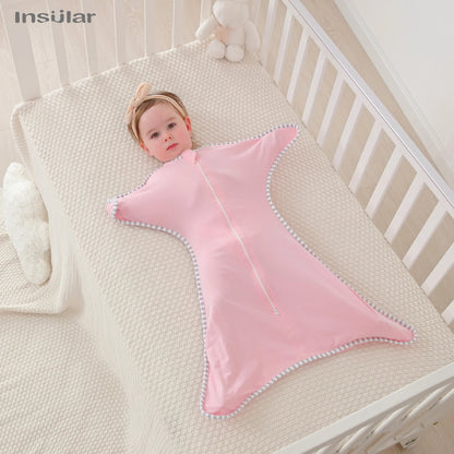 Babynestia anti-startle cotton newborn swaddle blanket