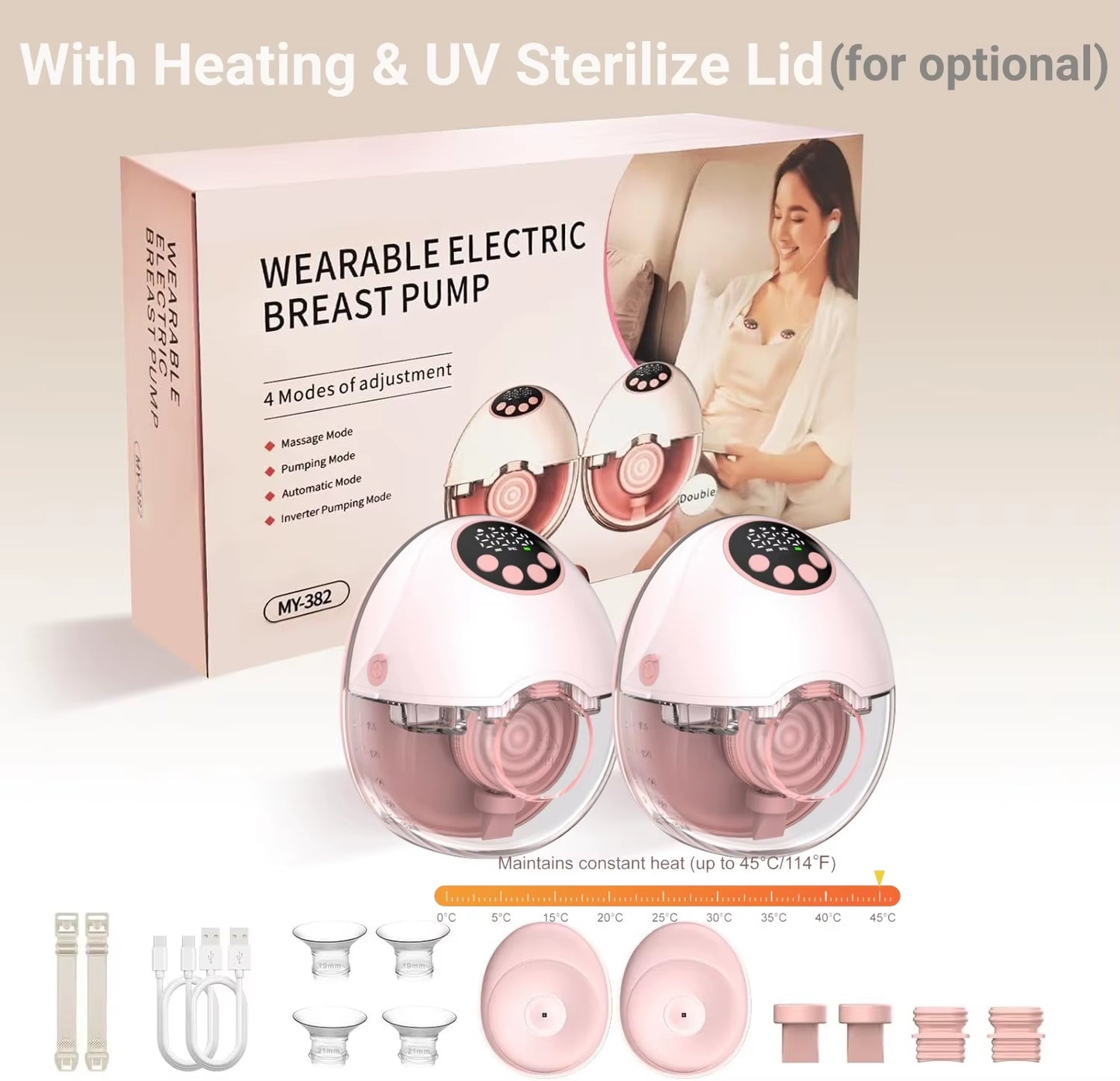 Babynestia smart wearable breast pump