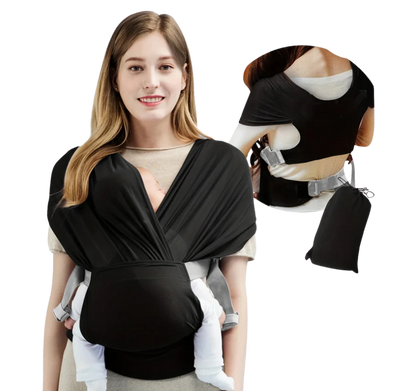 Babynestia stretchy newborn baby wrap carrier