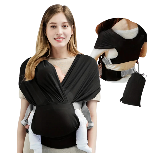 Babynestia stretchy newborn baby wrap carrier
