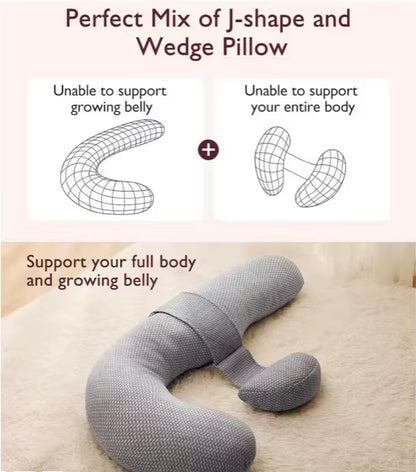 Babynestia machine washable pregnancy body pillow