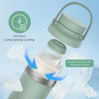Babynestia 24-hour portable breast milk cooler bag