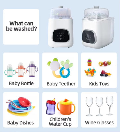 Babynestia 3-in-1 baby bottle sterilizer and dryer