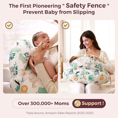 Babynestia hands-free nursing and breastfeeding support pillow