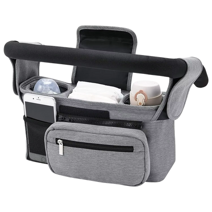 Babynestia large stroller organizer and hanging diaper bag