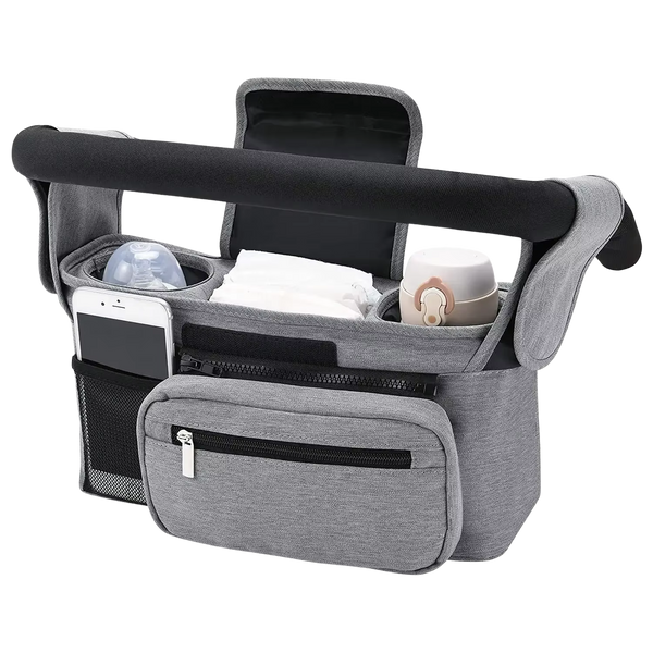 Babynestia large stroller organizer and hanging diaper bag