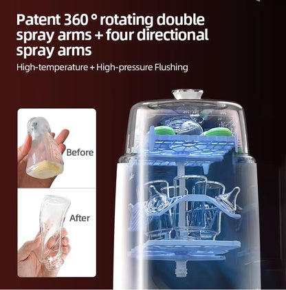 Babynestia 3-in-1 baby bottle sterilizer and dryer