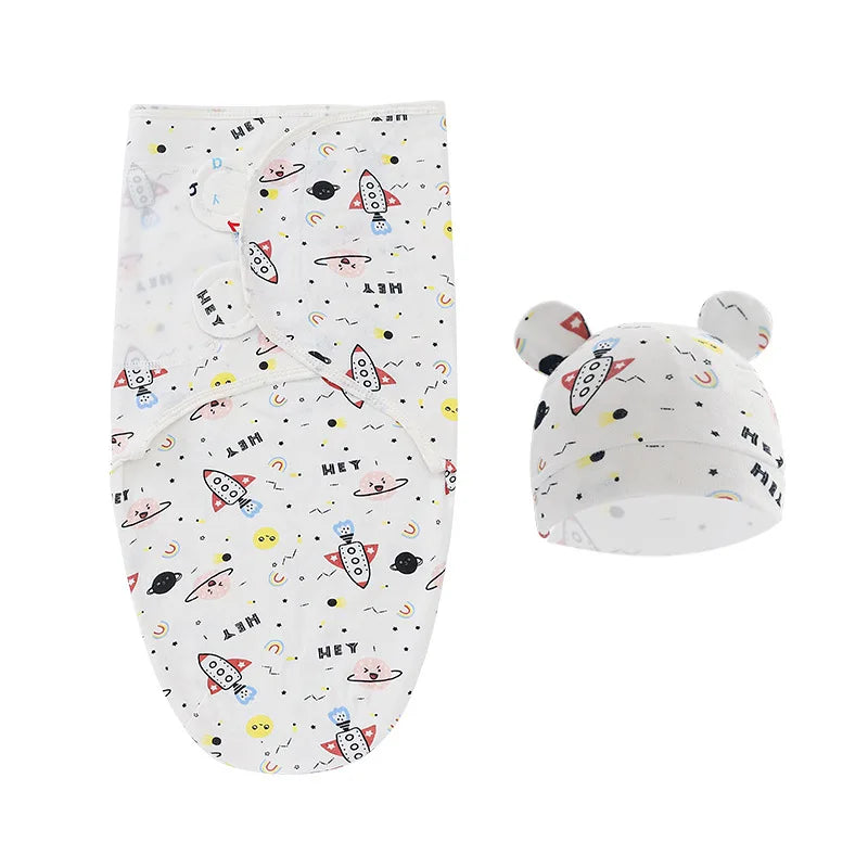 Babynestia cotton newborn swaddle sleep sack