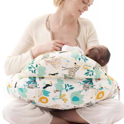 Babynestia hands-free nursing and breastfeeding support pillow