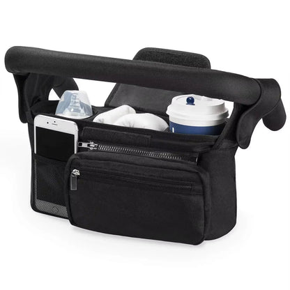 Babynestia large stroller organizer and hanging diaper bag