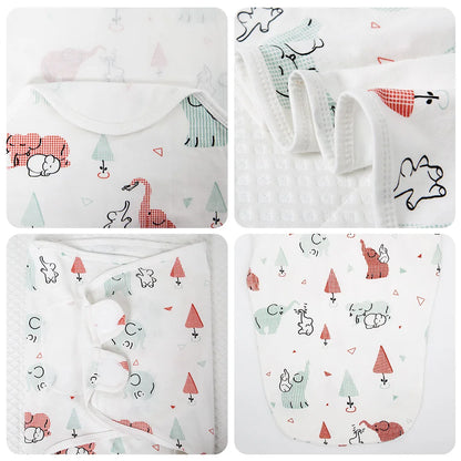 Babynestia cotton newborn swaddle sleep sack
