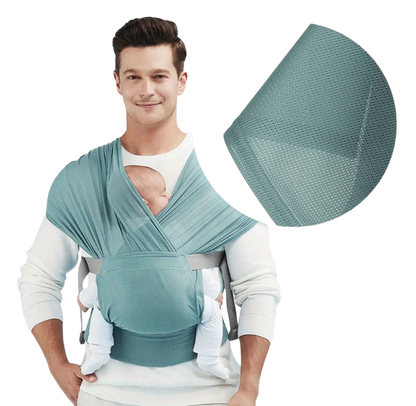Babynestia stretchy newborn baby wrap carrier