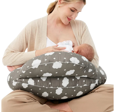 Babynestia hands-free nursing and breastfeeding support pillow