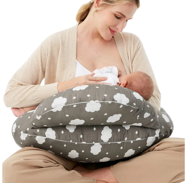 Babynestia hands-free nursing and breastfeeding support pillow