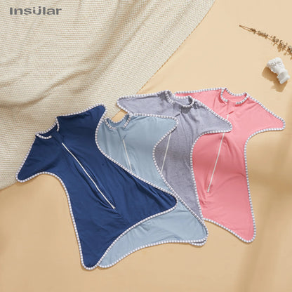 Babynestia anti-startle cotton newborn swaddle blanket