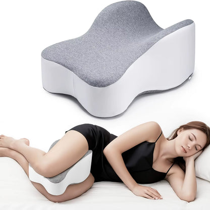 Babynestia memory foam knee pillow for side sleepers