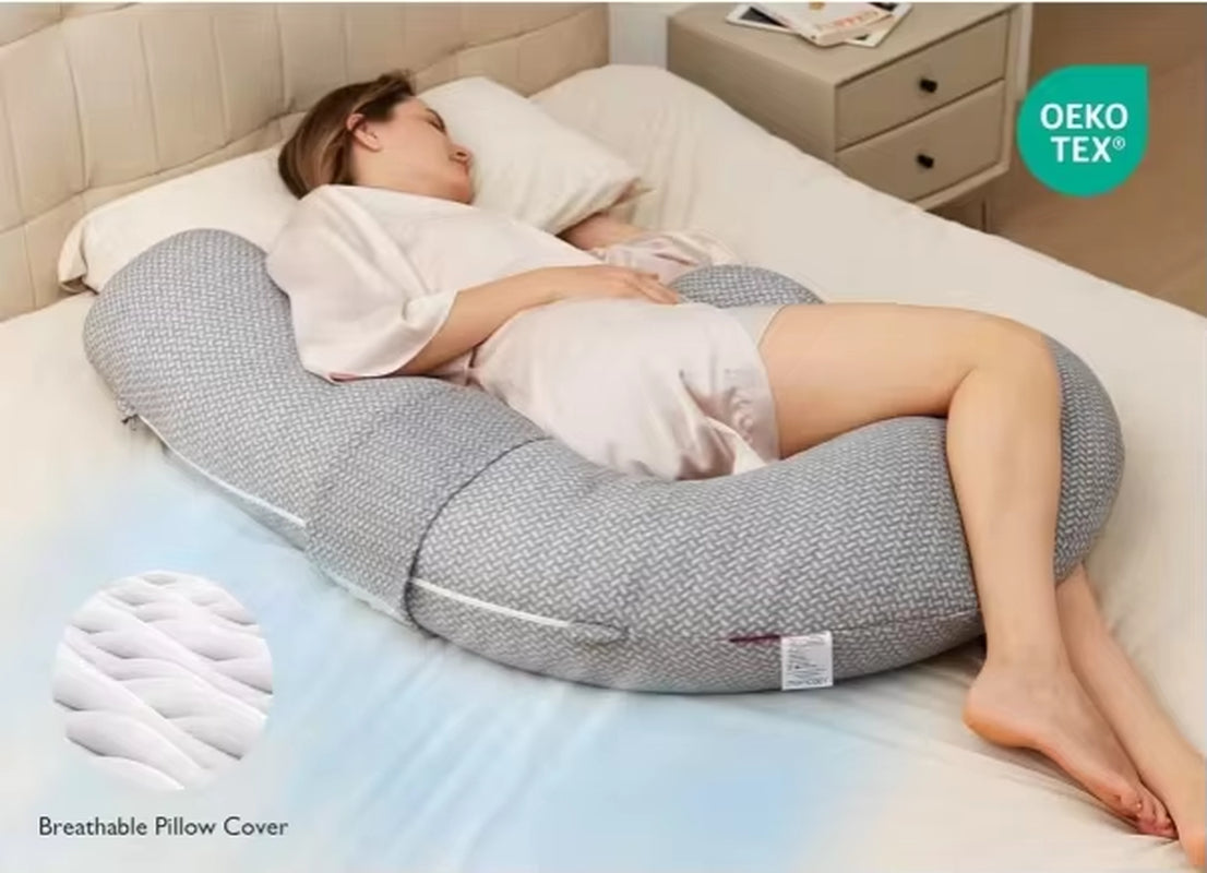 Babynestia machine washable pregnancy body pillow