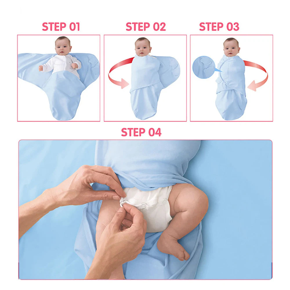 Babynestia cotton newborn swaddle sleep sack