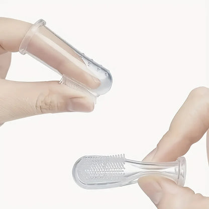 Babynestia soft baby finger toothbrush with case