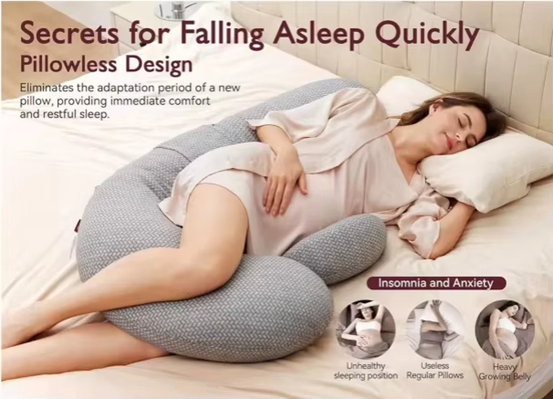 Babynestia machine washable pregnancy body pillow