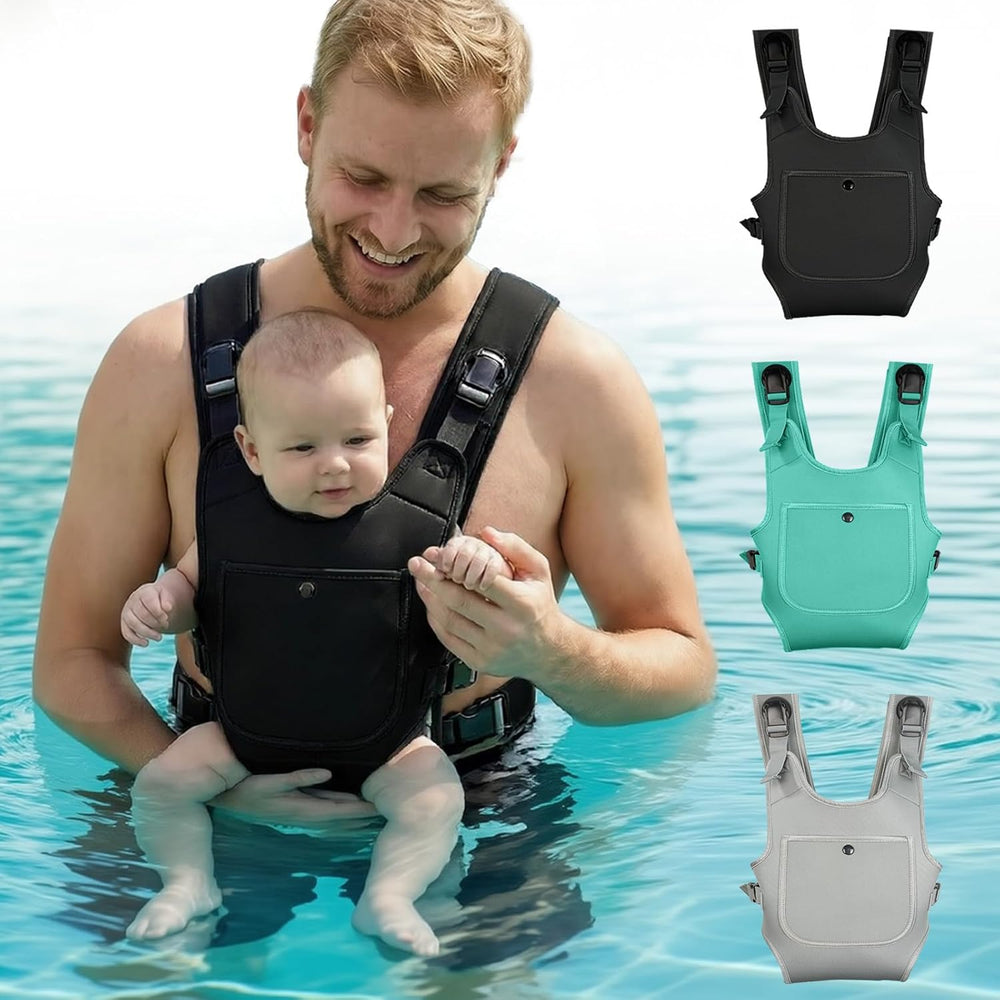 Waterproof Neoprene Baby Carrier for Newborn to Toddler – Ergonomic, Adjustable & Breathable