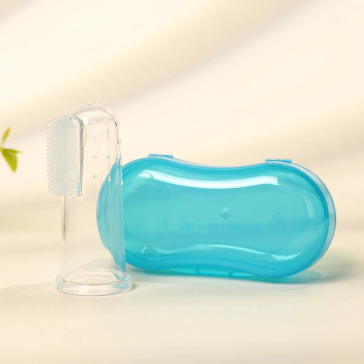 Babynestia soft baby finger toothbrush with case