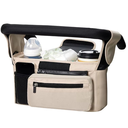 Babynestia large stroller organizer and hanging diaper bag