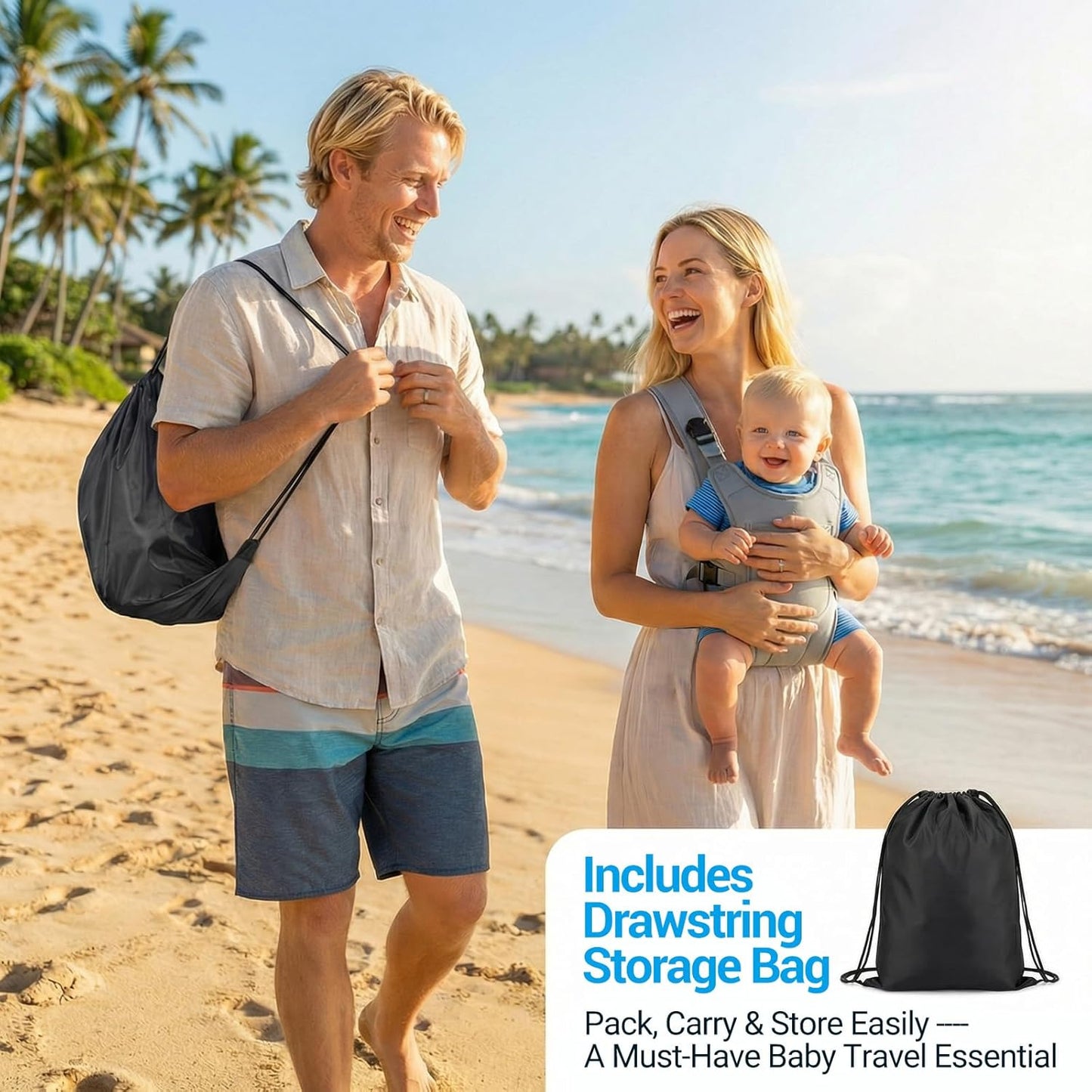 Babynestia waterproof neoprene baby carrier