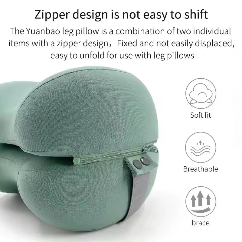 Babynestia ergonomic memory foam leg pillow