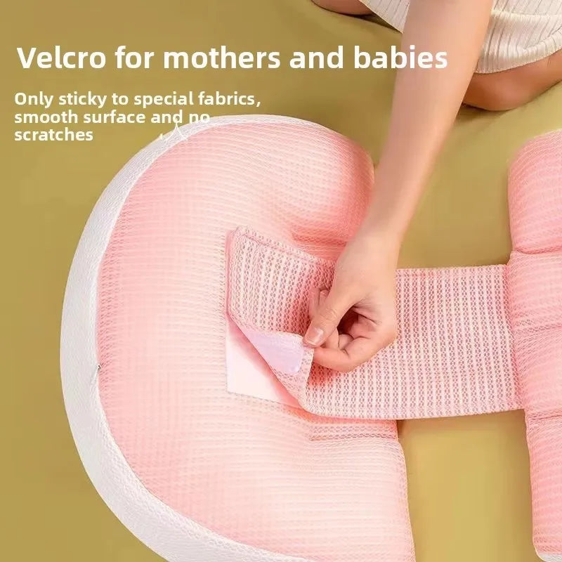 Babynestia pregnancy side sleeping support pillow