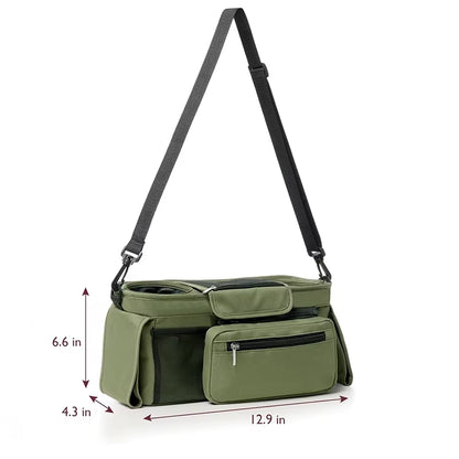 Babynestia large stroller organizer and hanging diaper bag