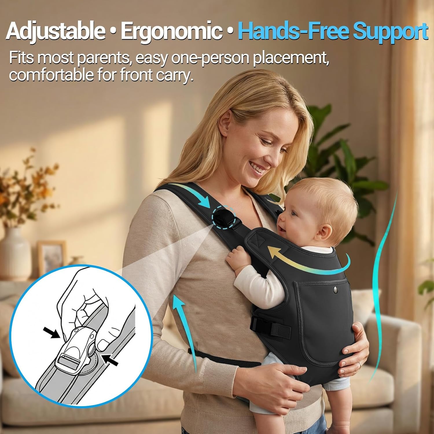 Babynestia waterproof neoprene baby carrier