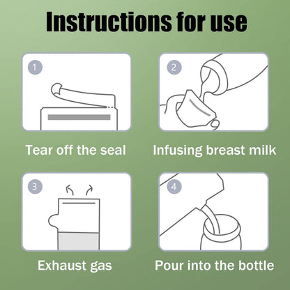 Babynestia leak-proof BPA-free breastmilk storage bags