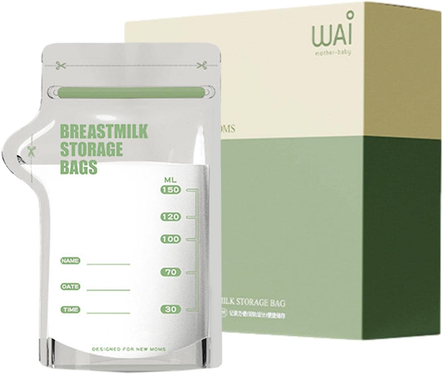 Babynestia leak-proof BPA-free breastmilk storage bags